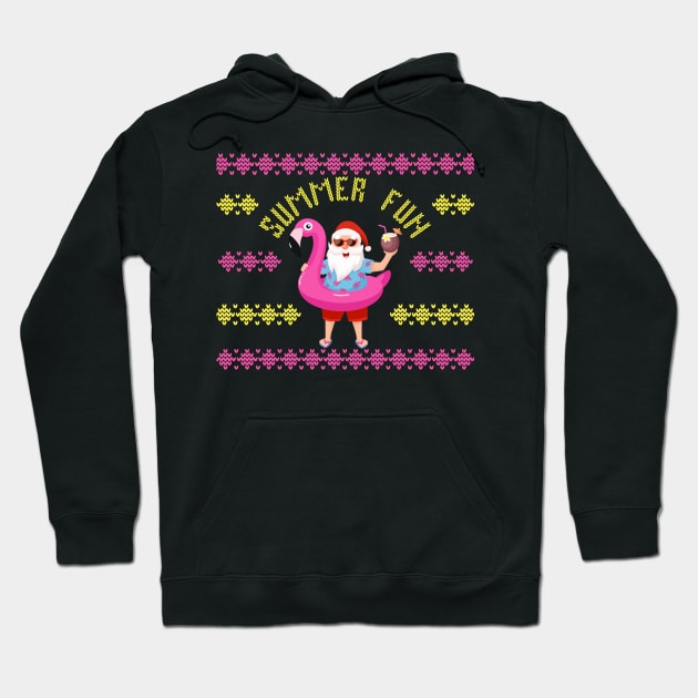 Summer Fun Santa Hoodie by PincGeneral